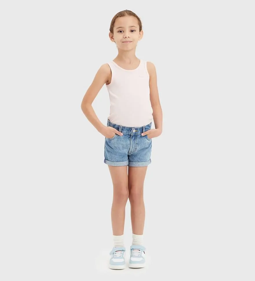 Kids Mini Mom Roll Cuff Shorts