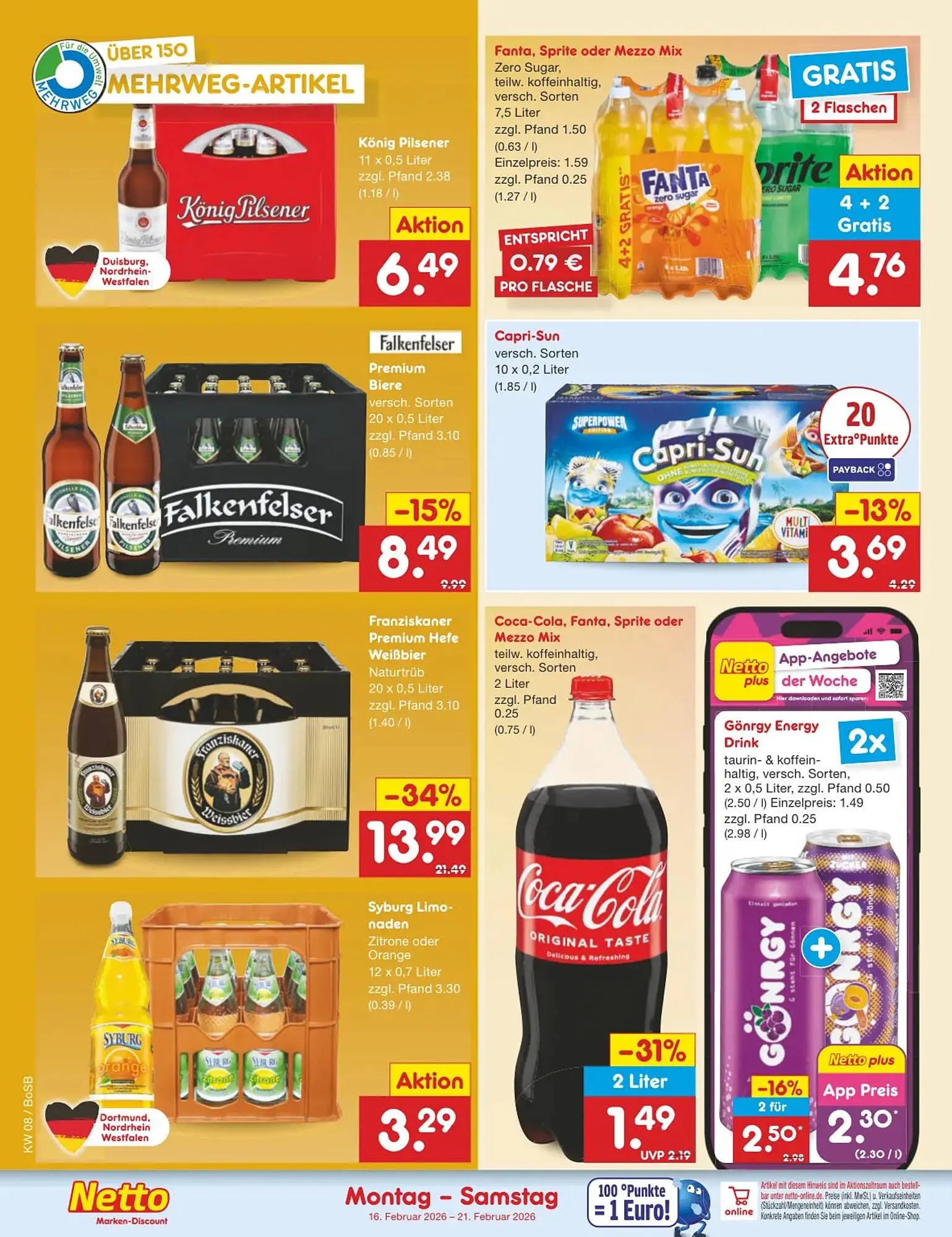 Netto Marken-Discount DE folder van 16 februari tot 21 februari 2026 - Folder pagina 22