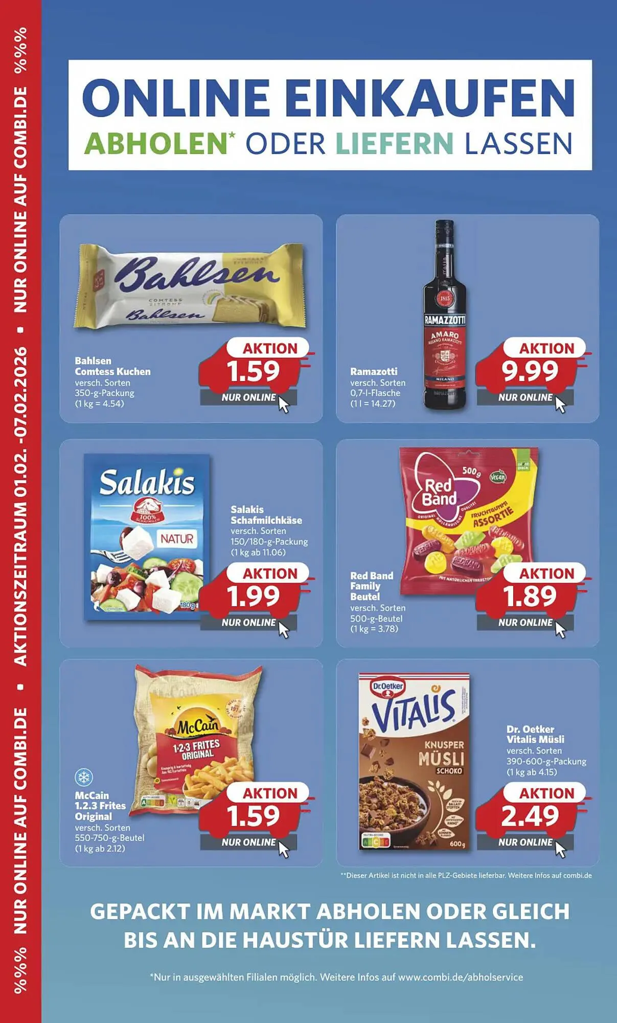 Combi Markt DE folder van 1 februari tot 7 februari 2026 - Folder pagina 1