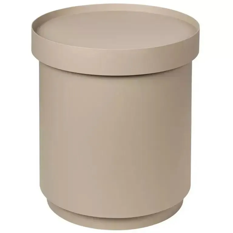 Bijzettafel - Ninna - Beige Ø35