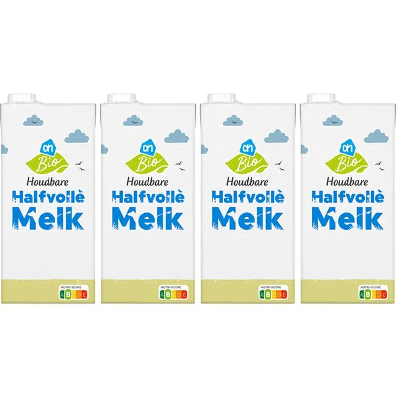 AH Biologisch Halfvolle Melk 4-pack