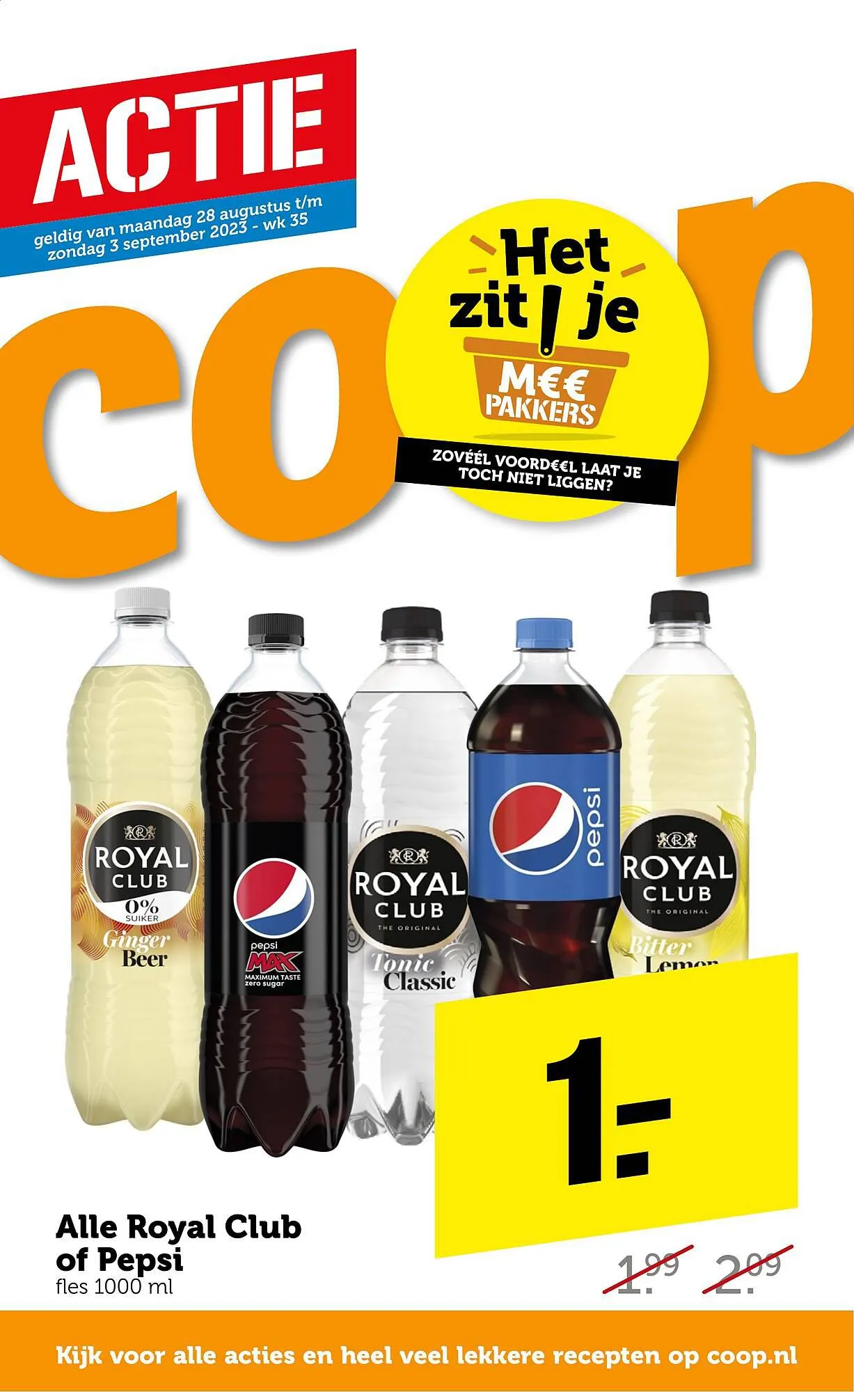 Coop folder week 35 van 28 augustus tot 3 september 2023 - Folder pagina 1