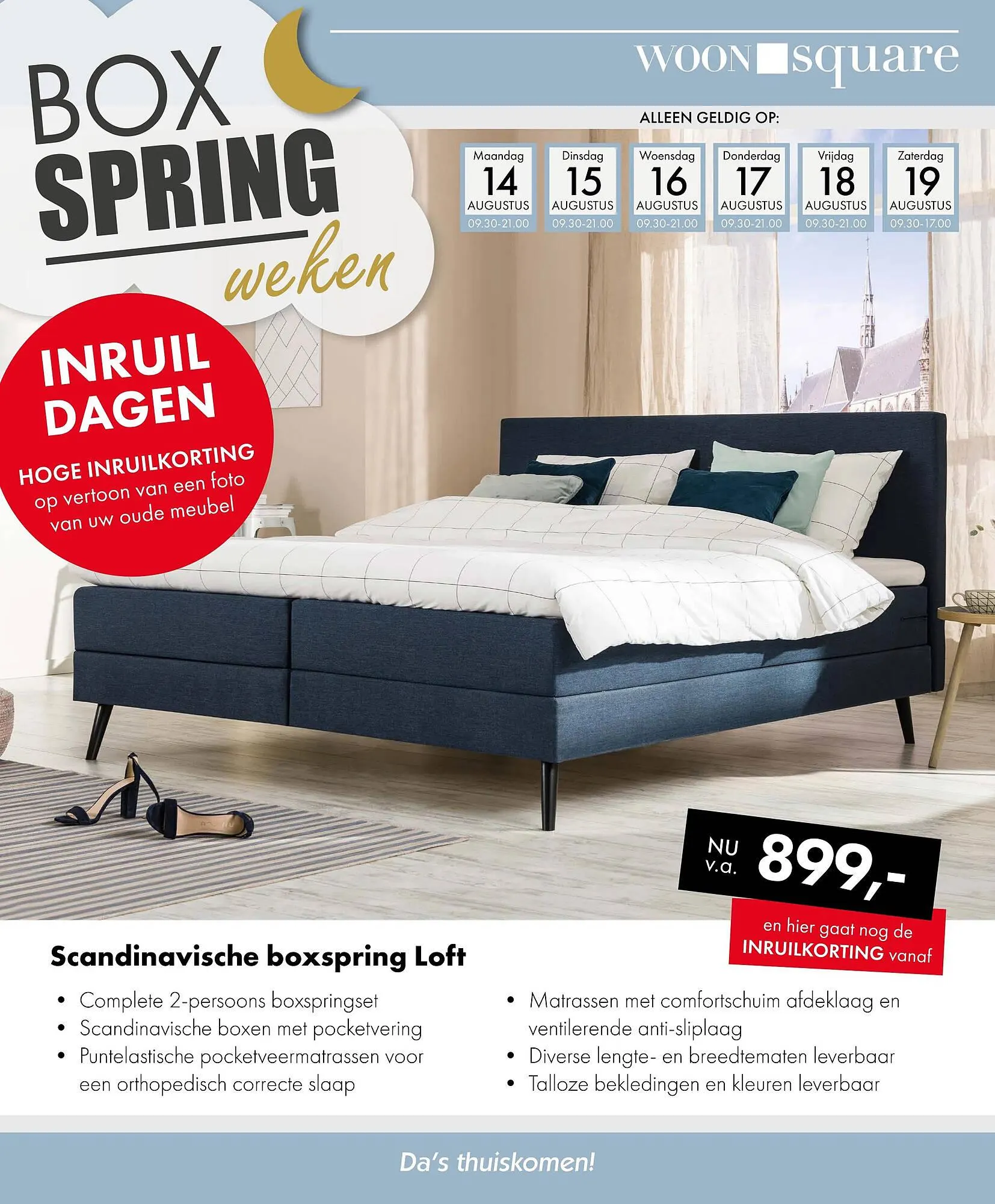 Woonsquare folder van 14 augustus tot 19 augustus 2023 - Folder pagina 1