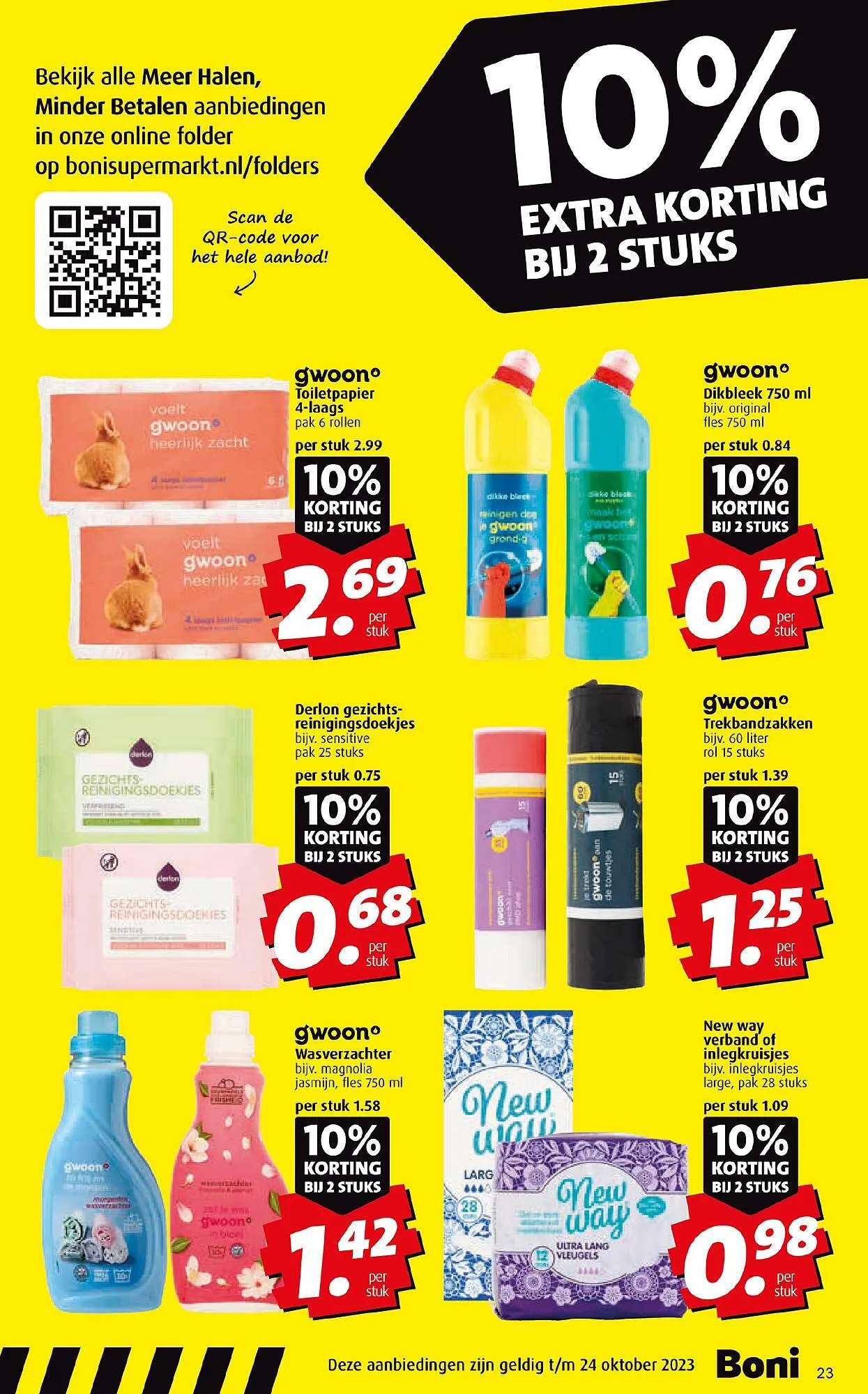 Boni folder van 6 september tot 12 september 2023 - Folder pagina 23