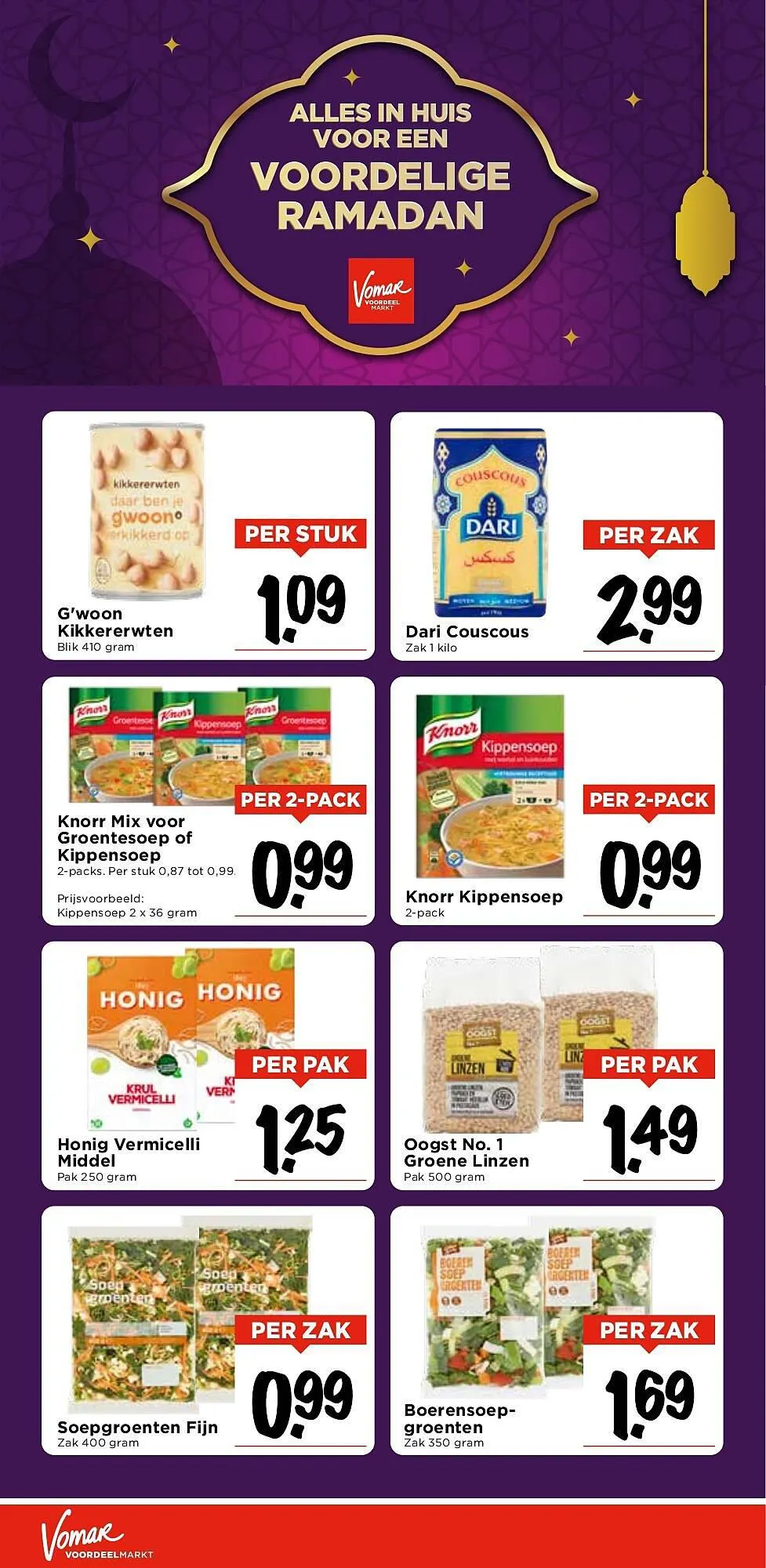 Vomar Voordeelmarkt weekend folder van 21 maart tot 23 maart 2024 - Folder pagina 38