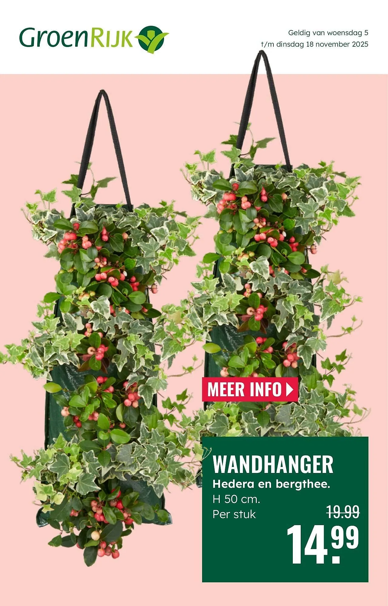 GroenRijk folder van 12 november tot 18 november 2025 - Folder pagina 1