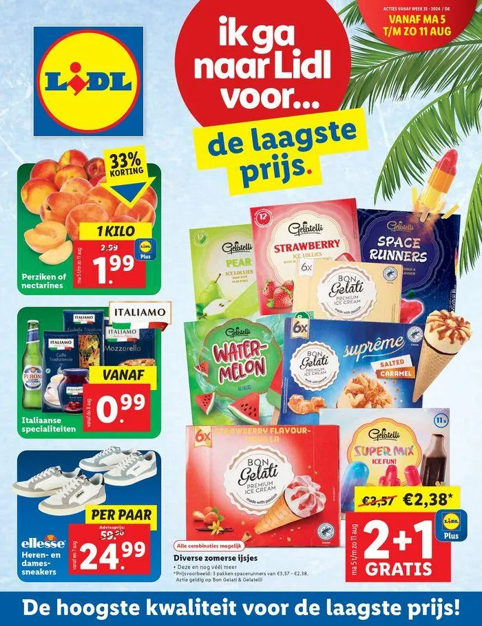 Actuele speciale acties van 1 augustus tot 14 augustus 2024 - Folder pagina 1