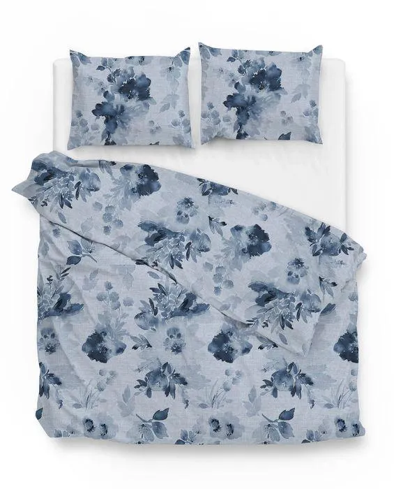 Zo Home Dekbedovertrek Katoen Lauretta - blue