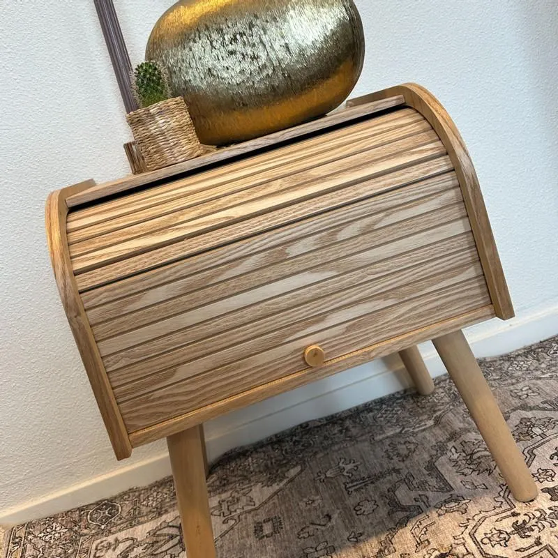 Kastje Uppsala met roldeur - naturel - 45x40x34 cm