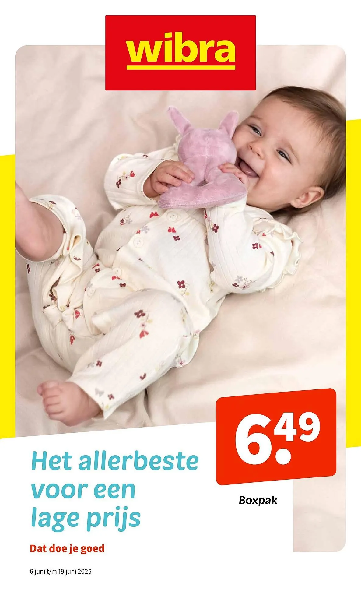 Wibra folder van 6 juni tot 19 juni 2025 - Folder pagina 1