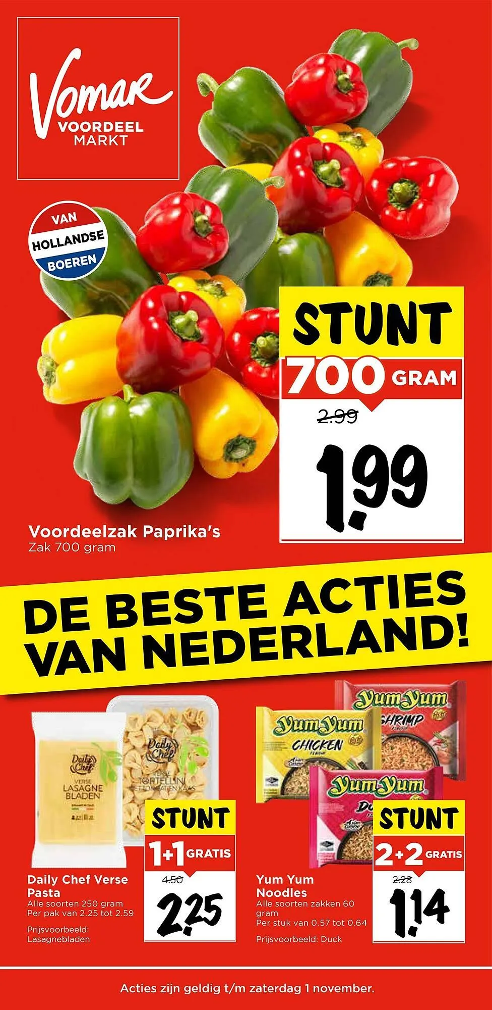 Vomar Voordeelmarkt folder - 1