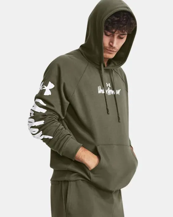 Herenhoodie UA Rival Fleece Graphic