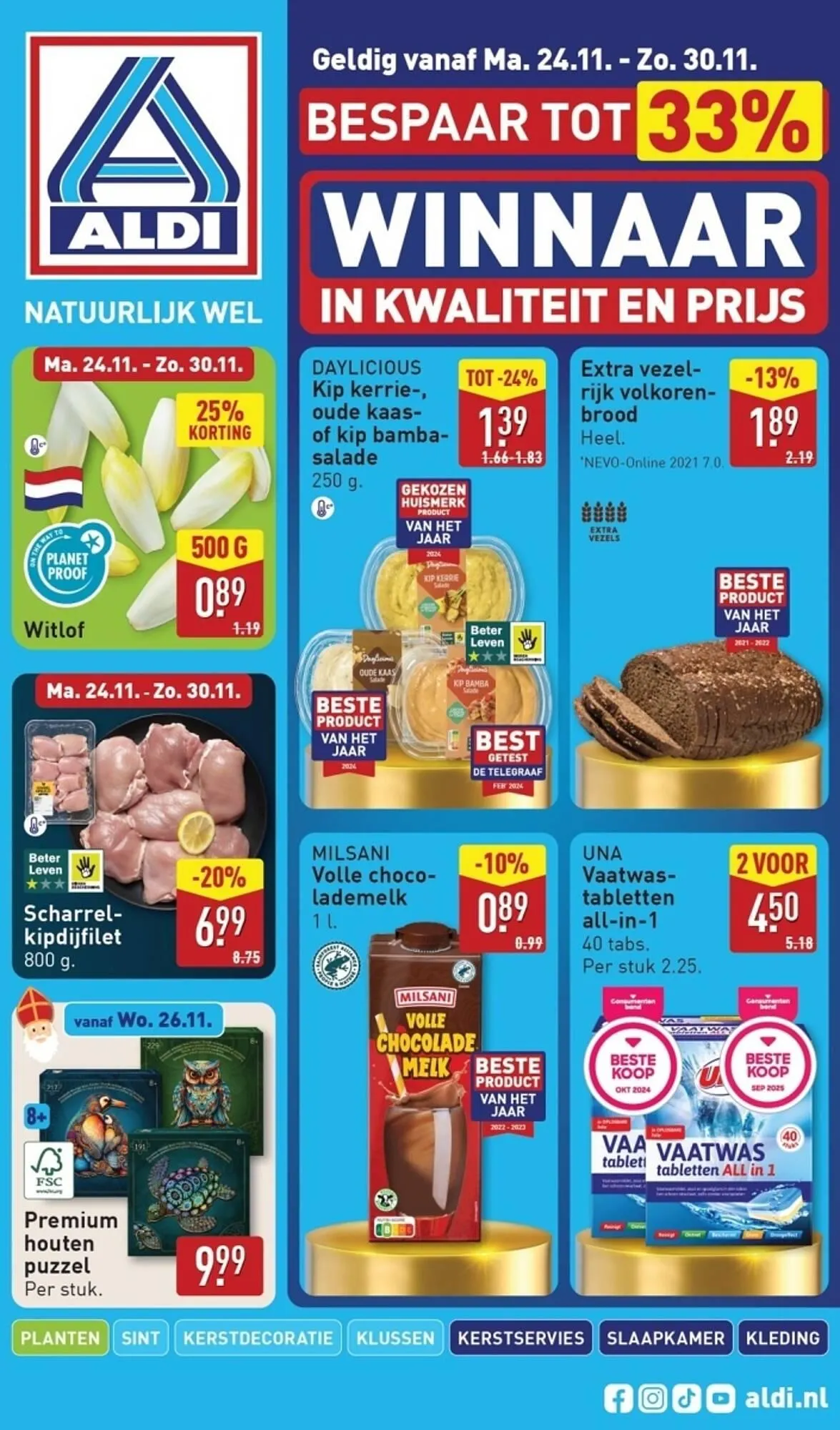 ALDI folder van 24 november tot 30 november 2025 - Folder pagina 1
