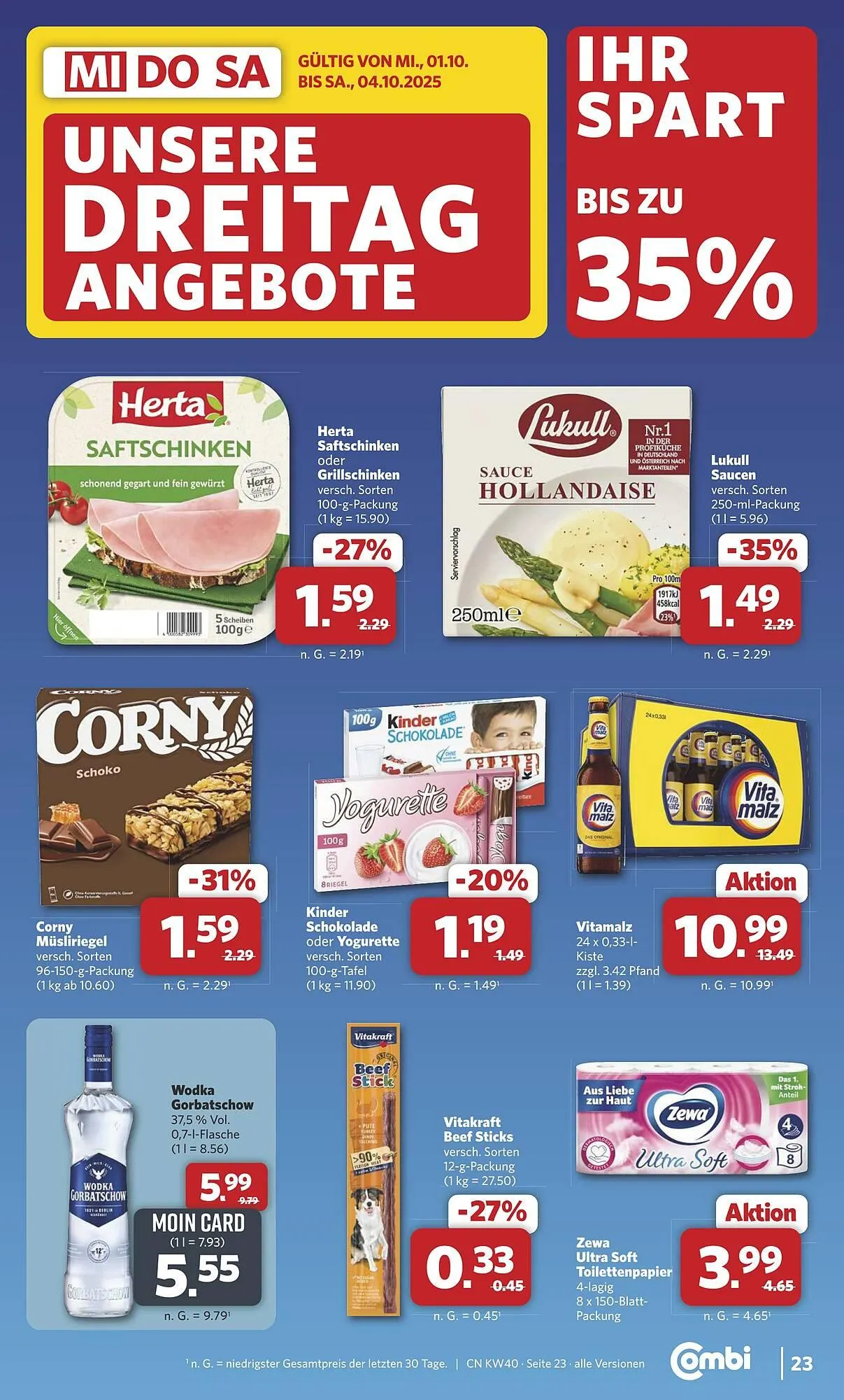 Combi Markt DE folder van 29 september tot 4 oktober 2025 - Folder pagina 30