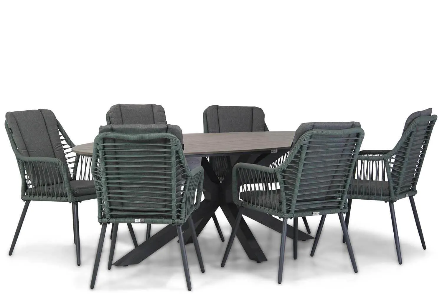 Domani Jachin/Matara 220 cm dining tuinset 7-delig