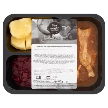 Vers Aan Tafel Speklapje met Rode Bieten en Gekookte Aardappelen 500g