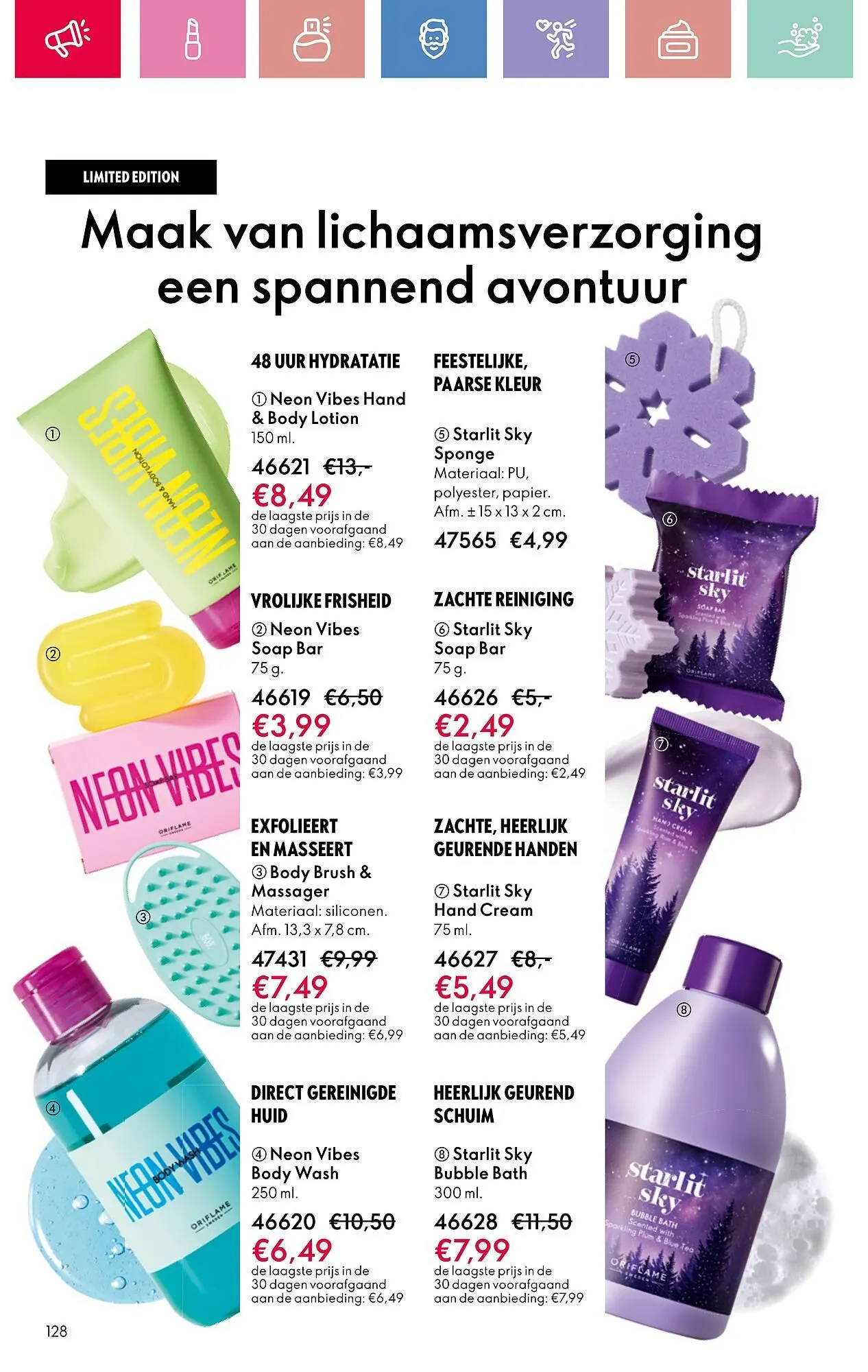 Oriflame folder van 7 mei tot 10 mei 2025 - Folder pagina 128