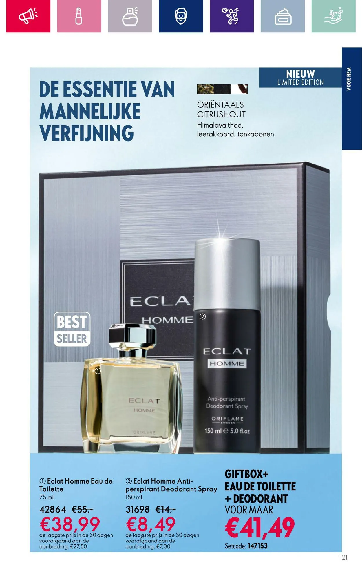 Oriflame Actuele folder van 29 november tot 19 december 2023 - Folder pagina 121