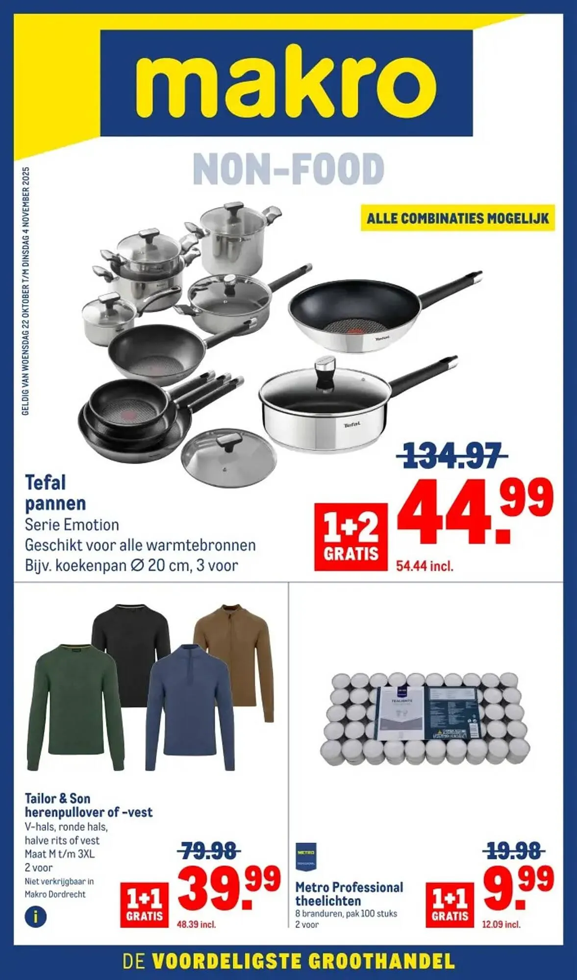 Makro folder van 22 oktober tot 4 november 2025 - Folder pagina 1