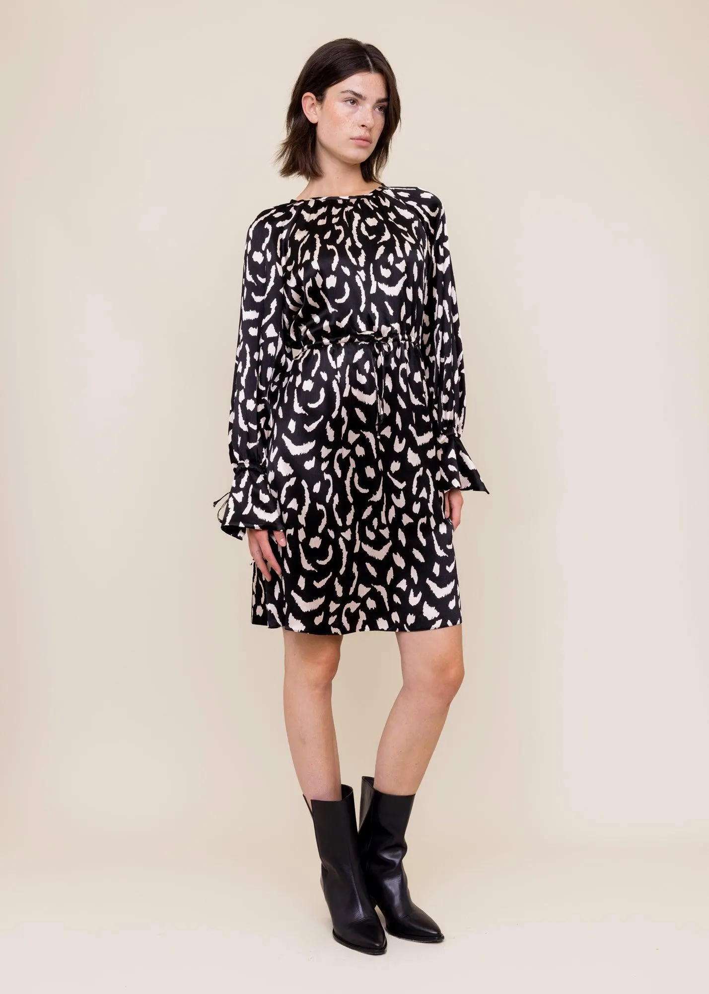 Viscose jurk met print