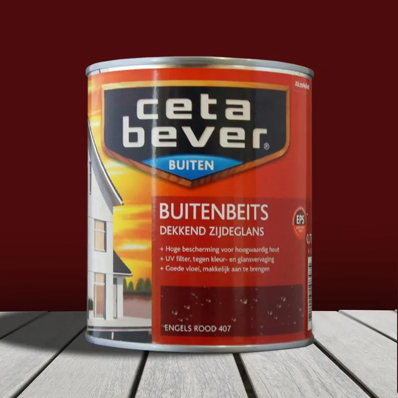 CetaBever Buitenbeits Dekkend Engels Rood 407