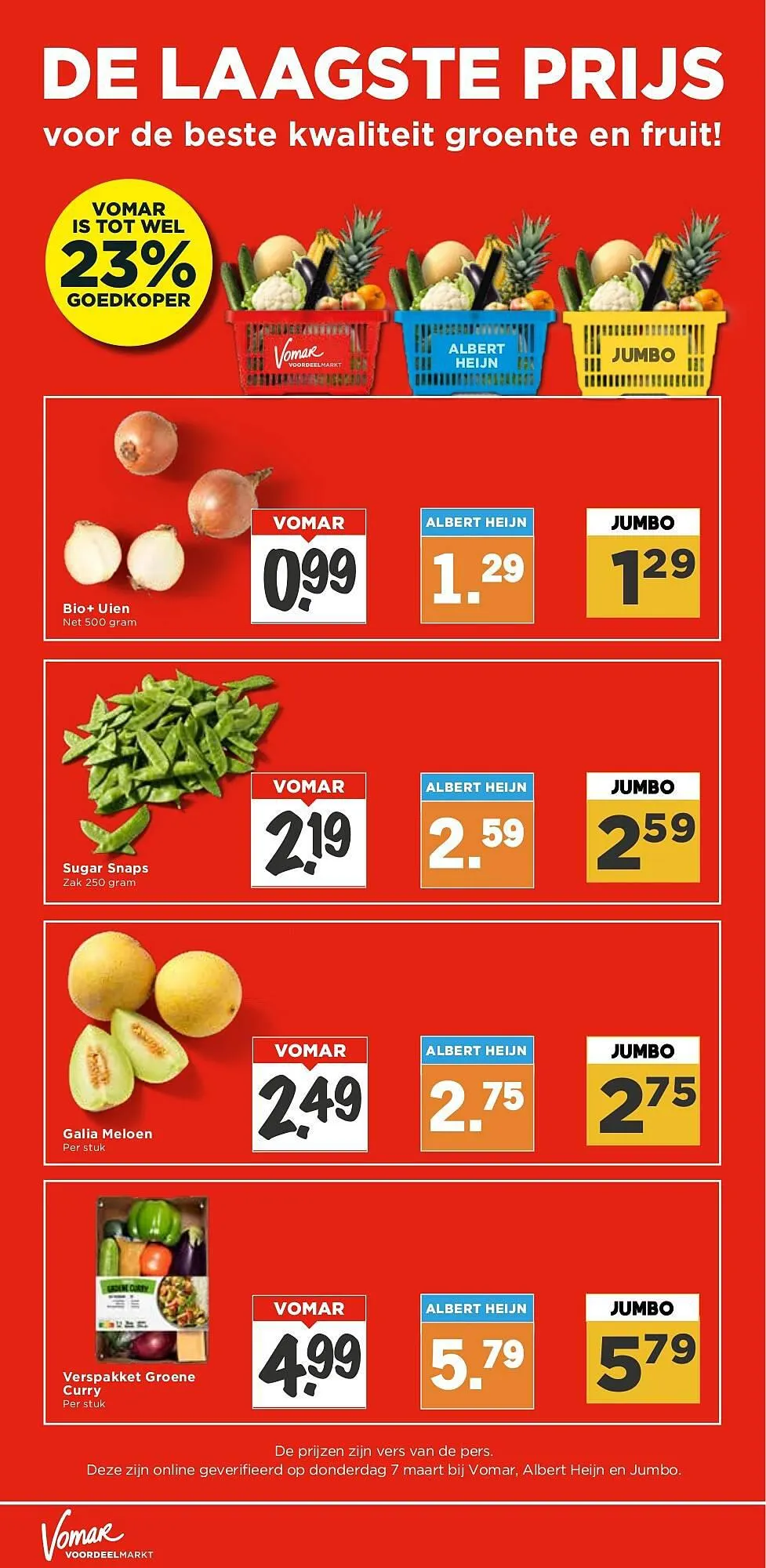 Vomar Voordeelmarkt weekend folder van 21 maart tot 23 maart 2024 - Folder pagina 12