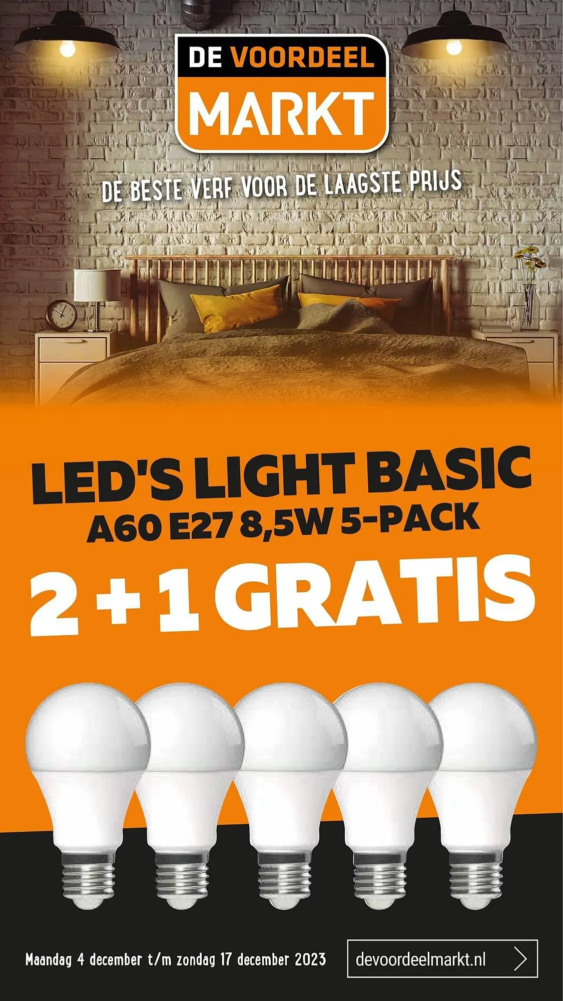 De voordeelmarkt folder van 3 december tot 17 december 2023 - Folder pagina 1