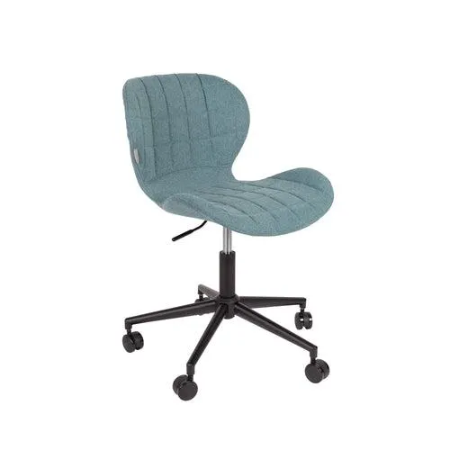 Zuiver OMG Bureaustoel Zwart/Blauw