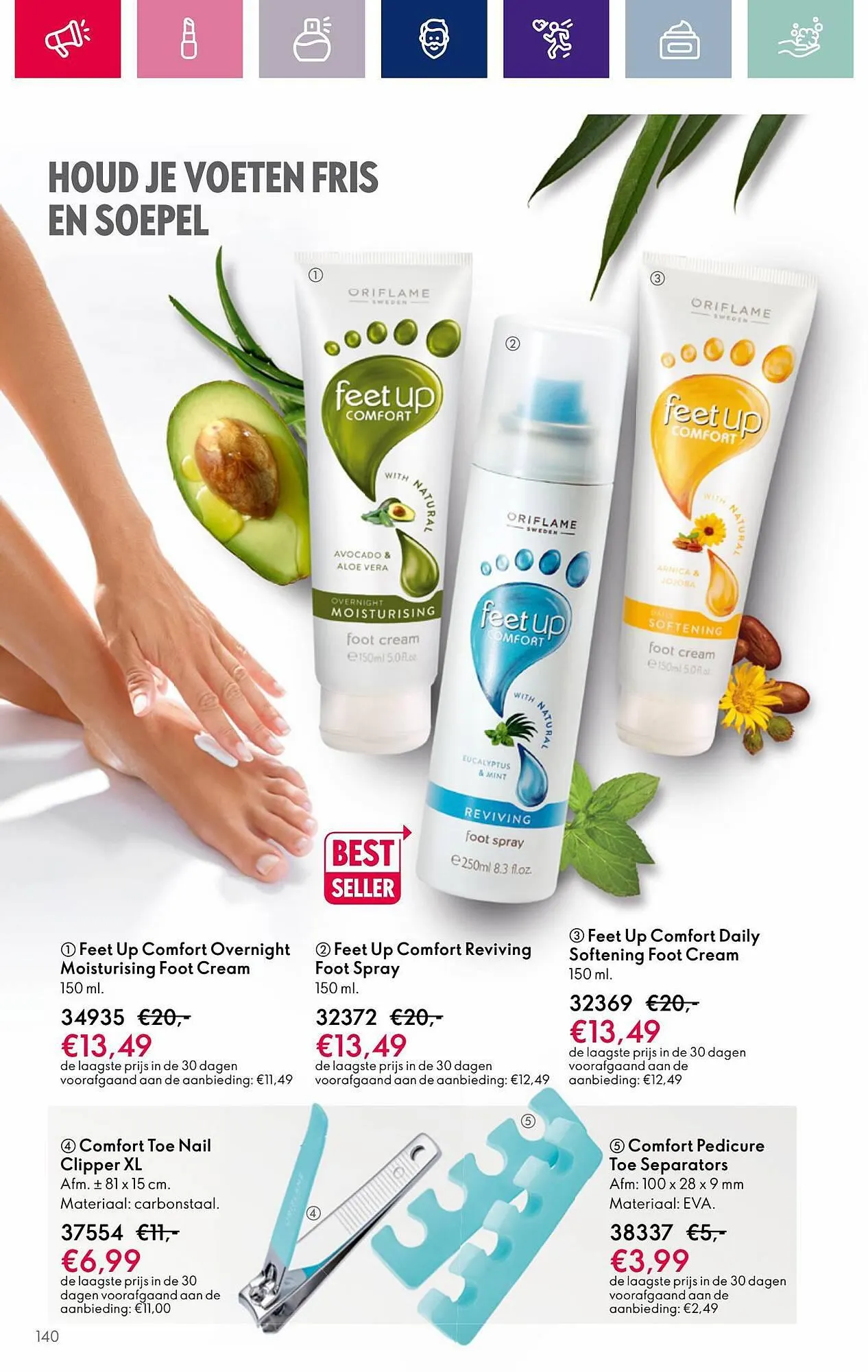 Oriflame folder van 25 oktober tot 7 november 2023 - Folder pagina 140