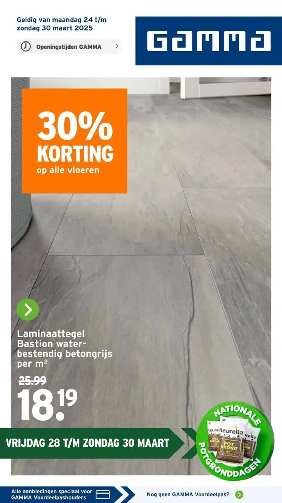 GAMMA folder van 24 maart tot 30 maart 2025 - Folder pagina 1