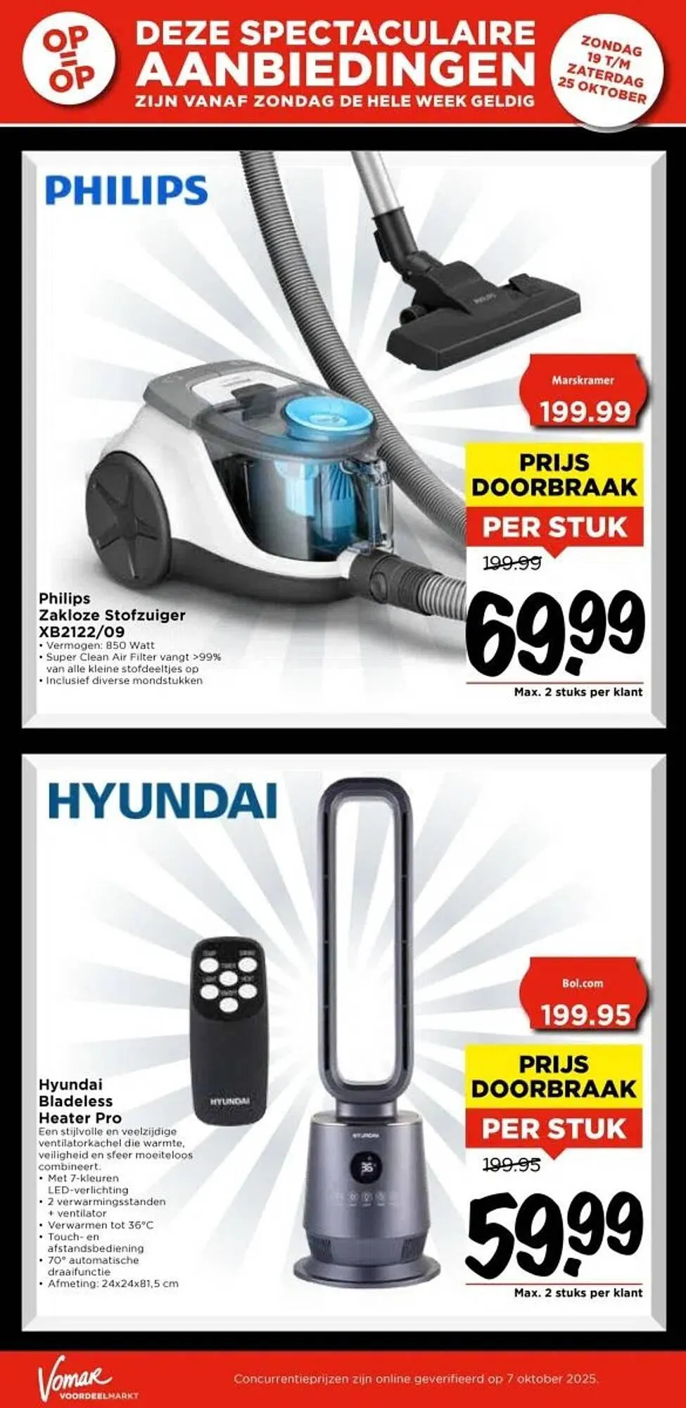 Vomar Voordeelmarkt folder van 23 oktober tot 25 oktober 2025 - Folder pagina 7