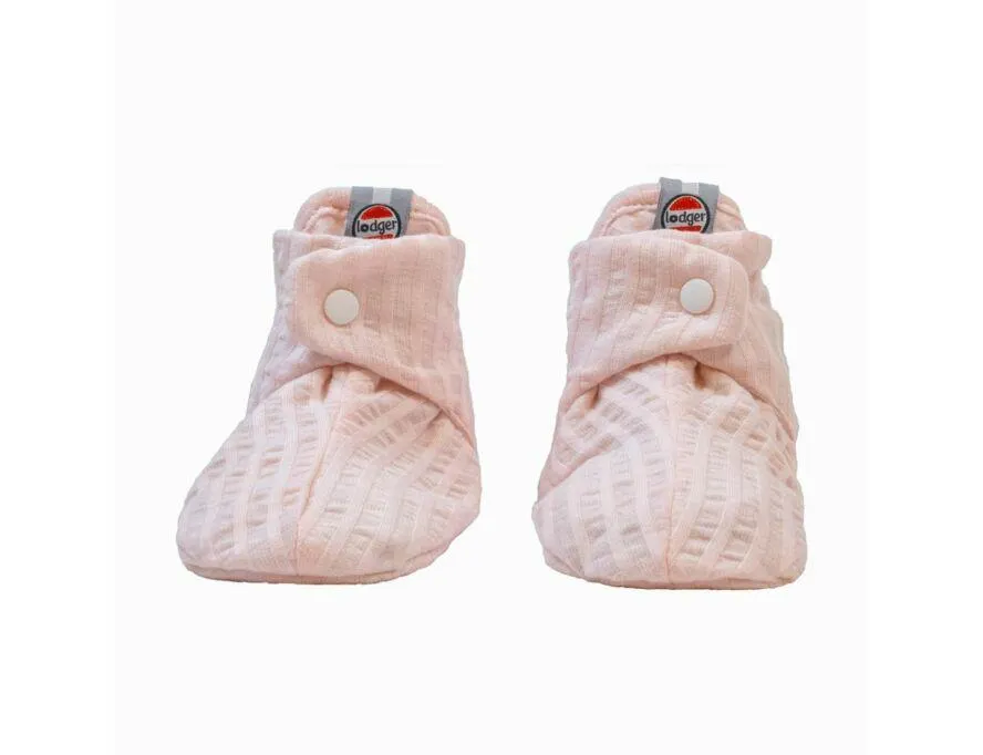 Babysloffen Lodger LOCMAR23 Slipper Seersucker Tan