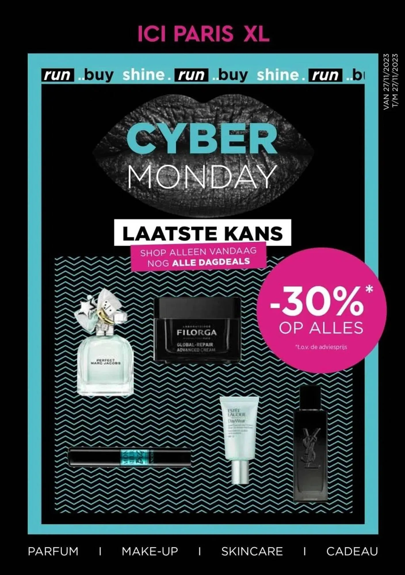 ICI Paris XL folder van 27 november tot 27 november 2023 - Folder pagina 1