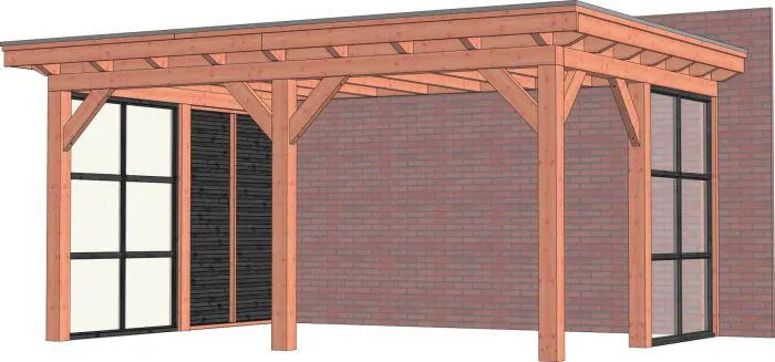 Trendhout Aanbouwveranda Lucca 52.1003