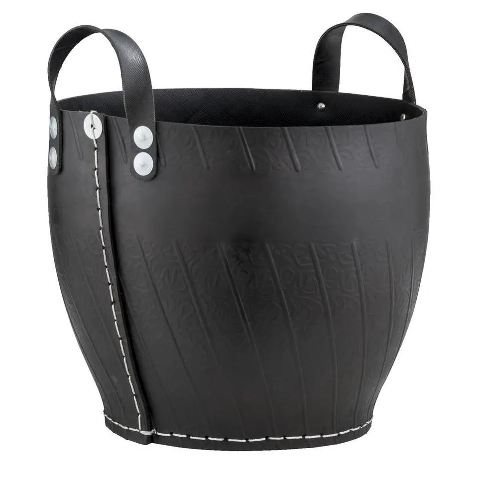 Mand Gijs - zwart - 35xØ40 cm