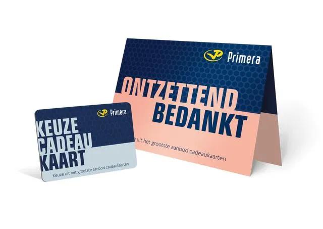 Primera Keuze Cadeaukaart Ontzettend bedankt
