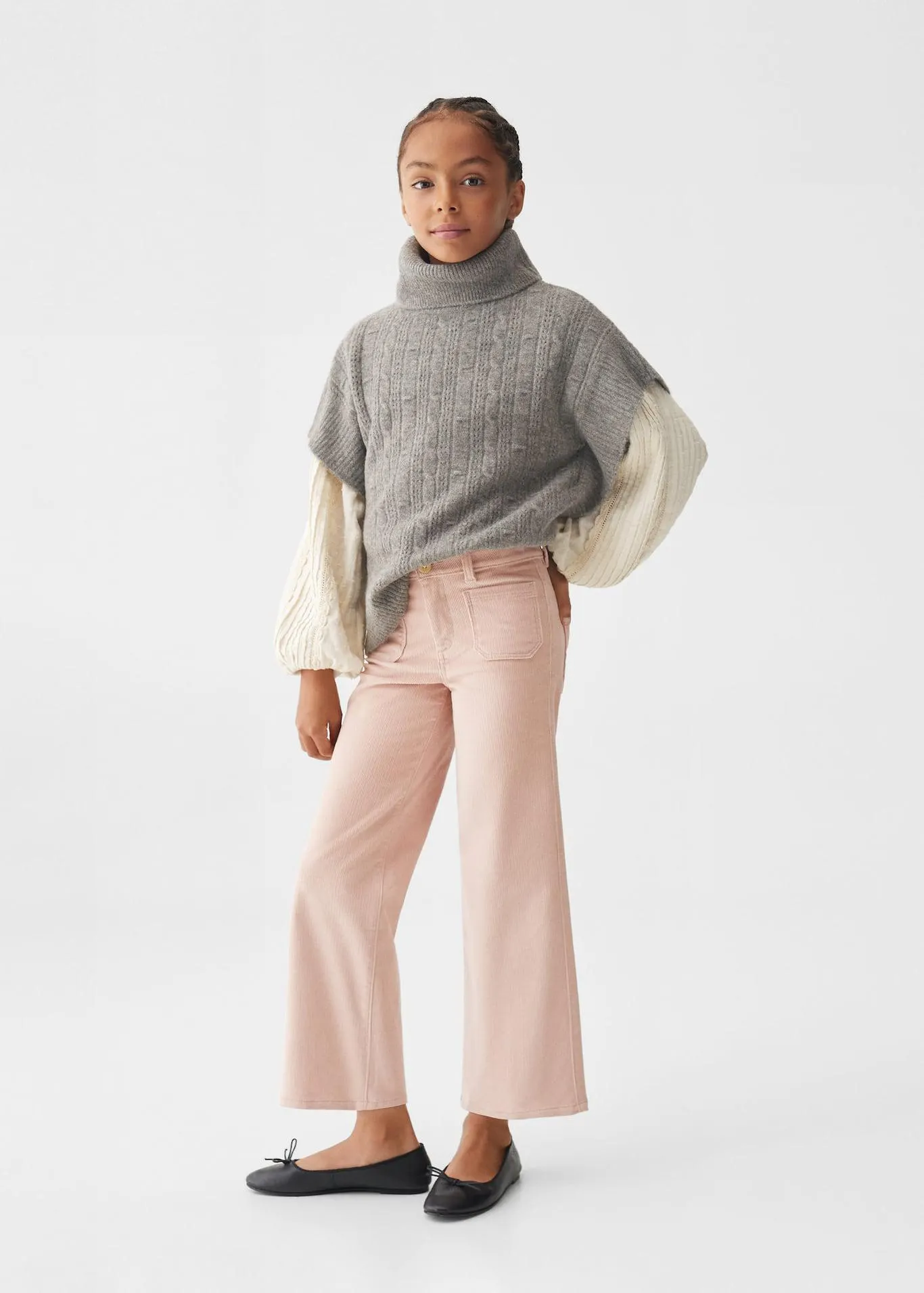 Corduroy culotte