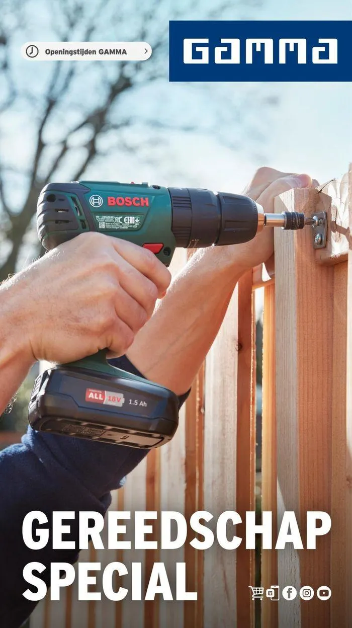 GAMMA Gereedschap 2024 van 6 mei tot 31 december 2024 - Folder pagina 1