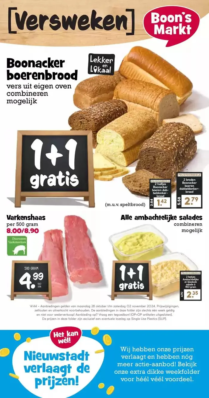 Topdeals voor alle klanten van 29 oktober tot 12 november 2024 - Folder pagina 1