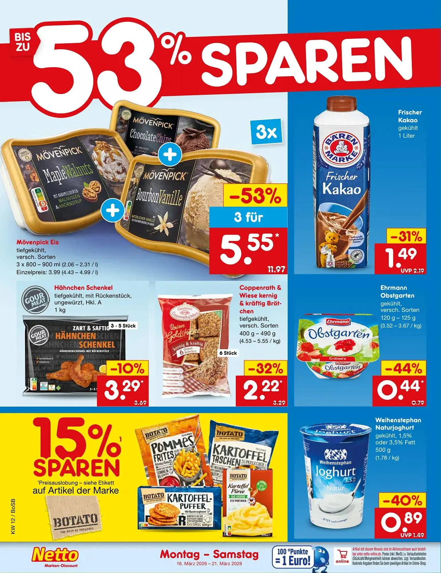 Netto Marken-Discount DE folder van 16 maart tot 21 maart 2026 - Folder pagina 12