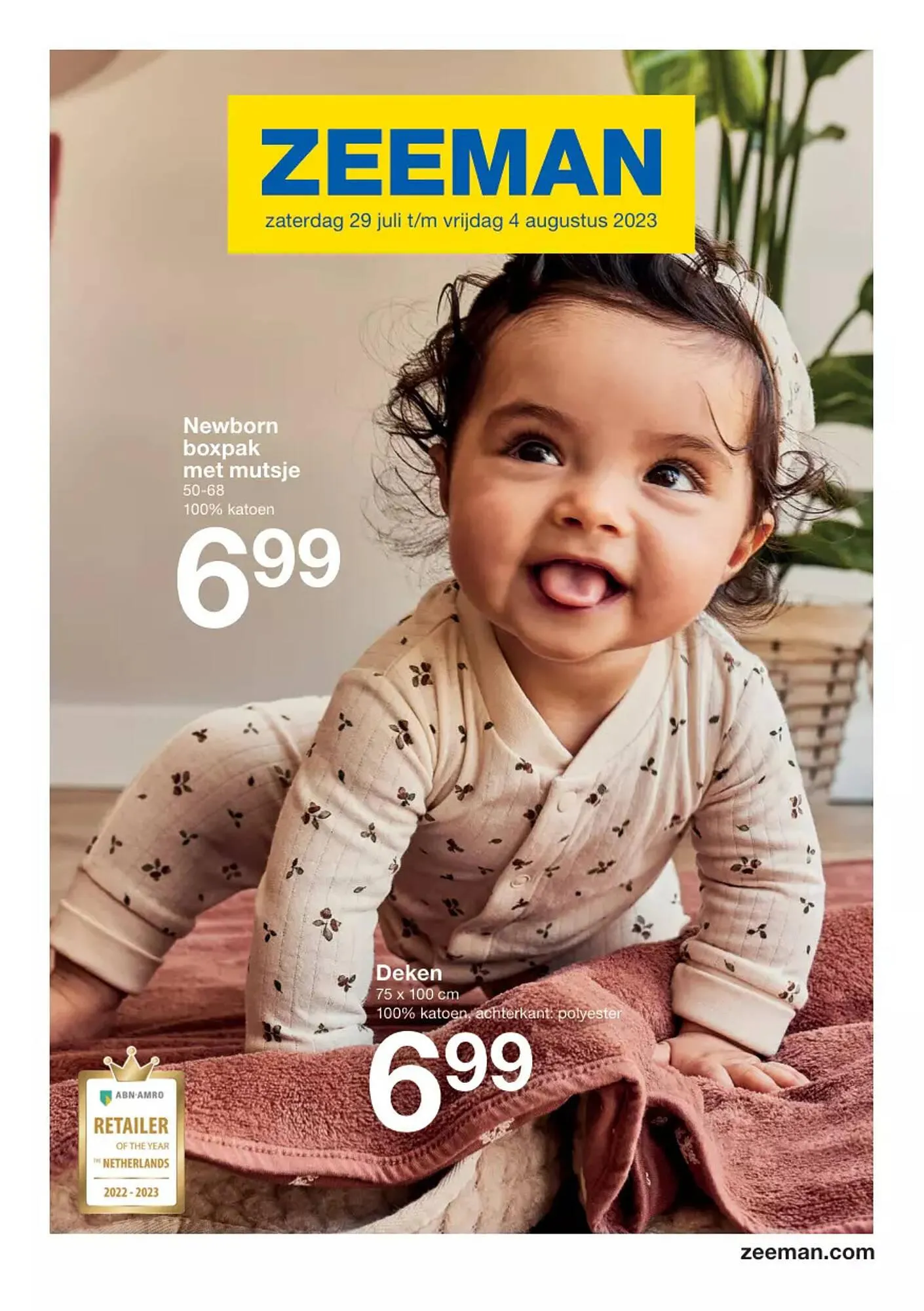 Zeeman folder van 29 juli tot 4 augustus 2023 - Folder pagina 1