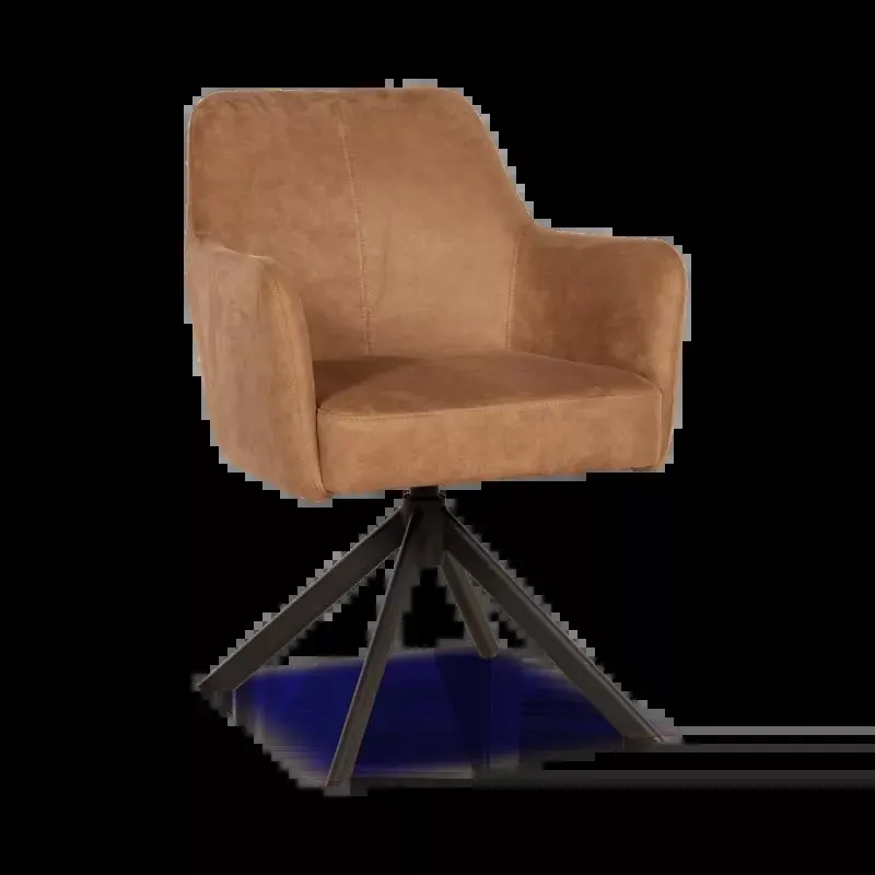 Armstoel (draaibaar) Jesse - Otis Cognac