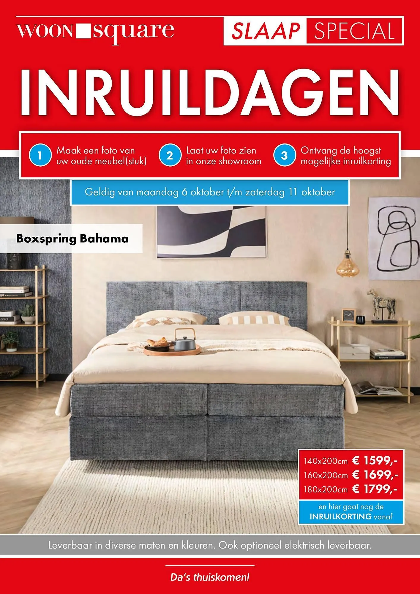 Woonsquare Slaap folder van 6 oktober tot 11 oktober 2025 - Folder pagina 1