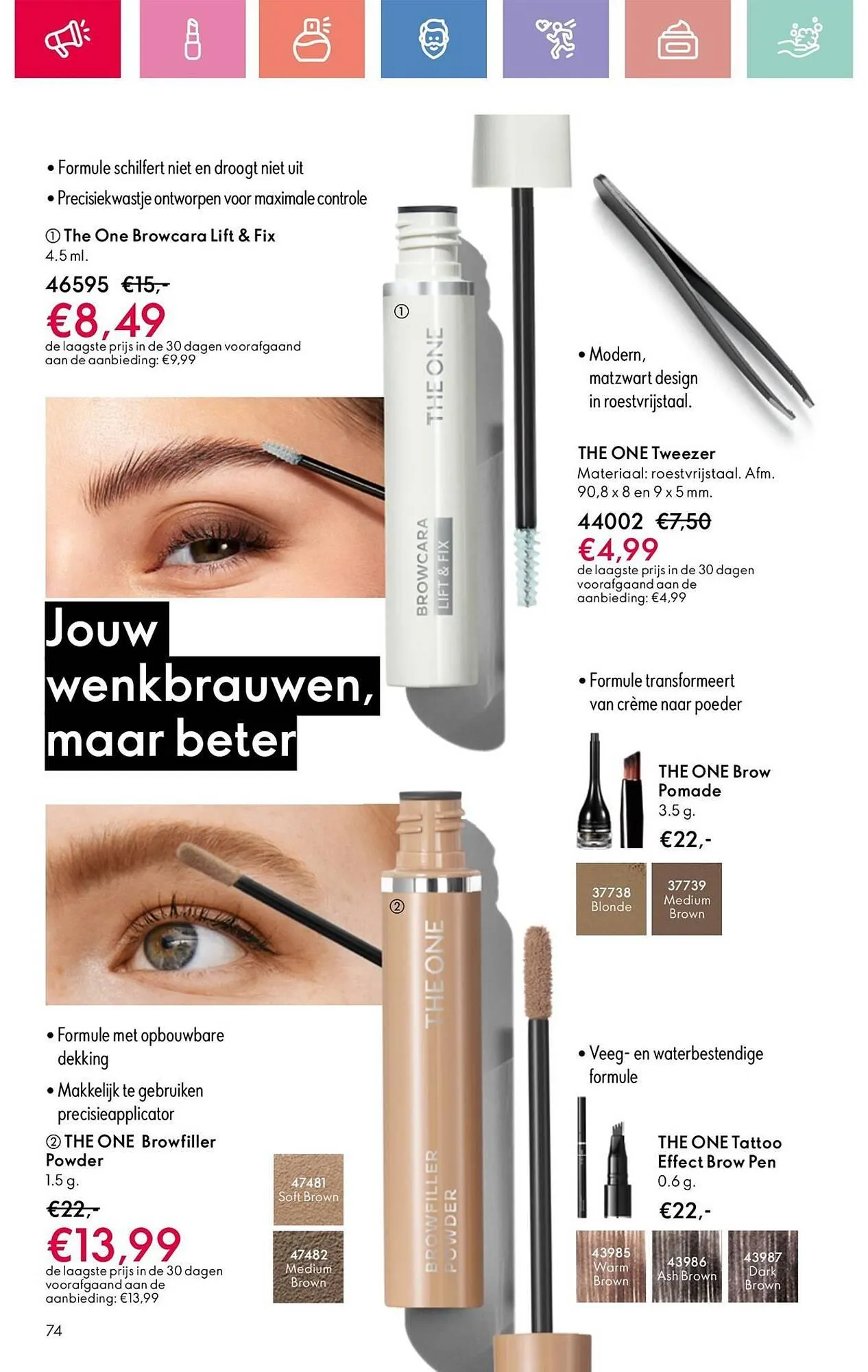 Oriflame folder van 22 juni tot 12 juli 2025 - Folder pagina 74