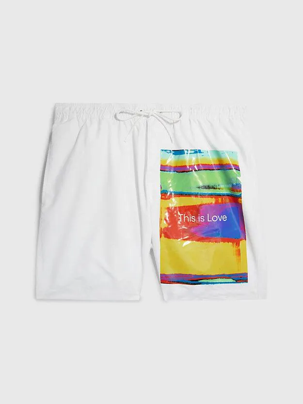 Lange zwemshort met trekkoord - Pride