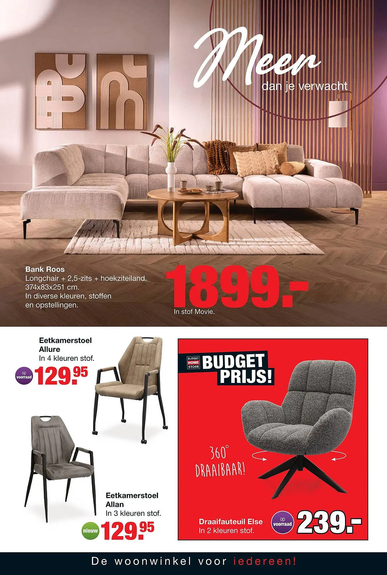 Budget Home Store folder van 22 december tot 4 januari 2026 - Folder pagina 1