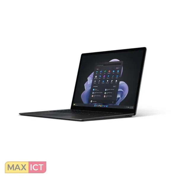 Microsoft Surface Laptop 5 Intel® Core™ i7 i7-1265U 38,1 cm (15") Touchscreen 16 GB LPDDR5x-SDRAM 512 GB SSD Wi-Fi 6 (802.11ax) Windows 11 Pro Zwart (QWERTZ)