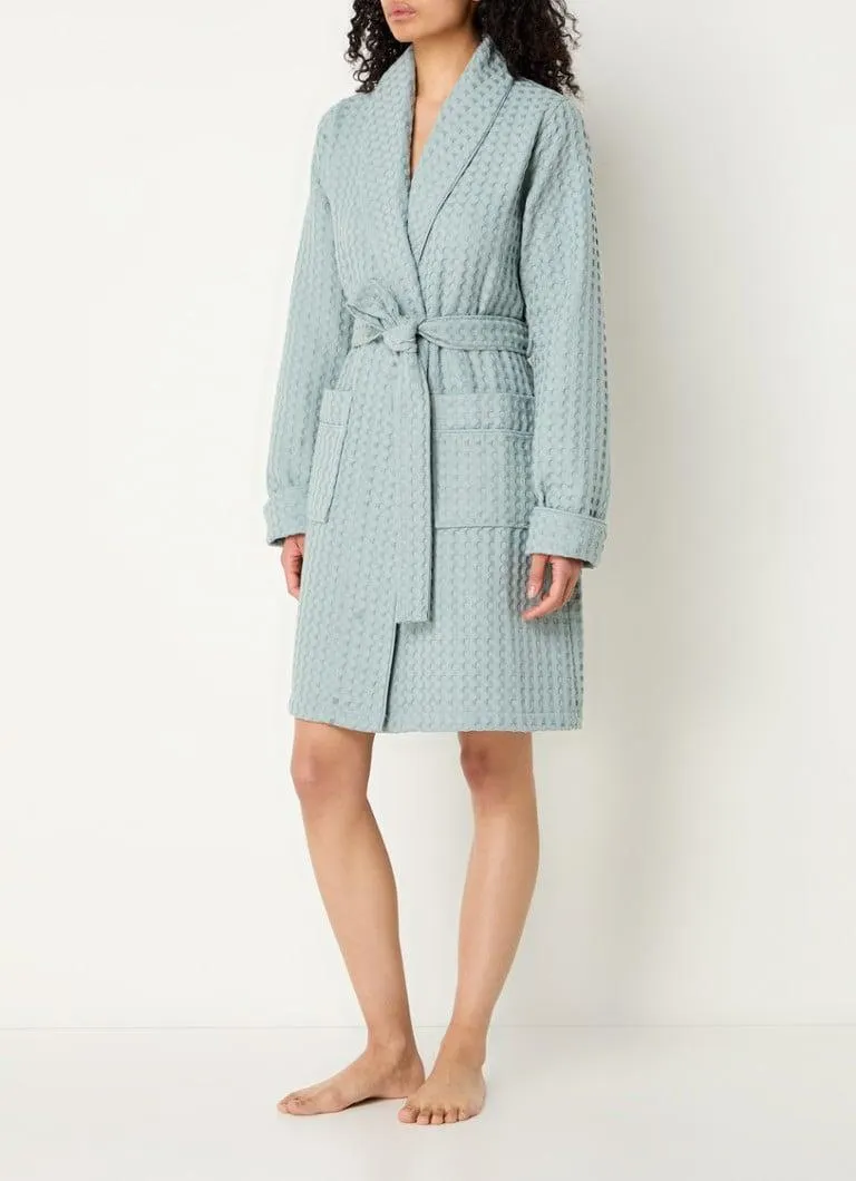 Viggo badjas met structuur - unisex