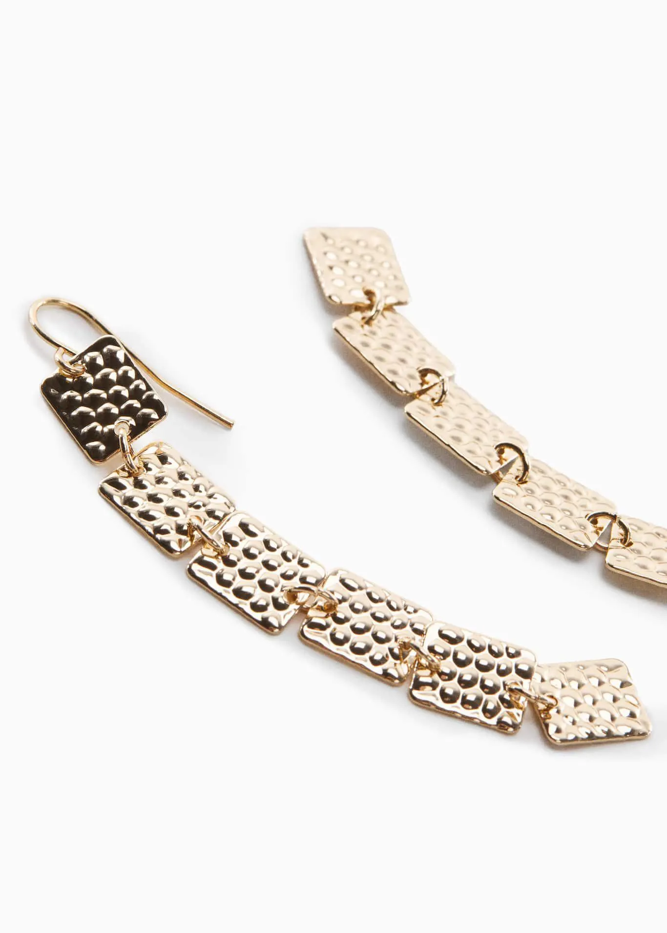 Oorbellen met metalen hangers