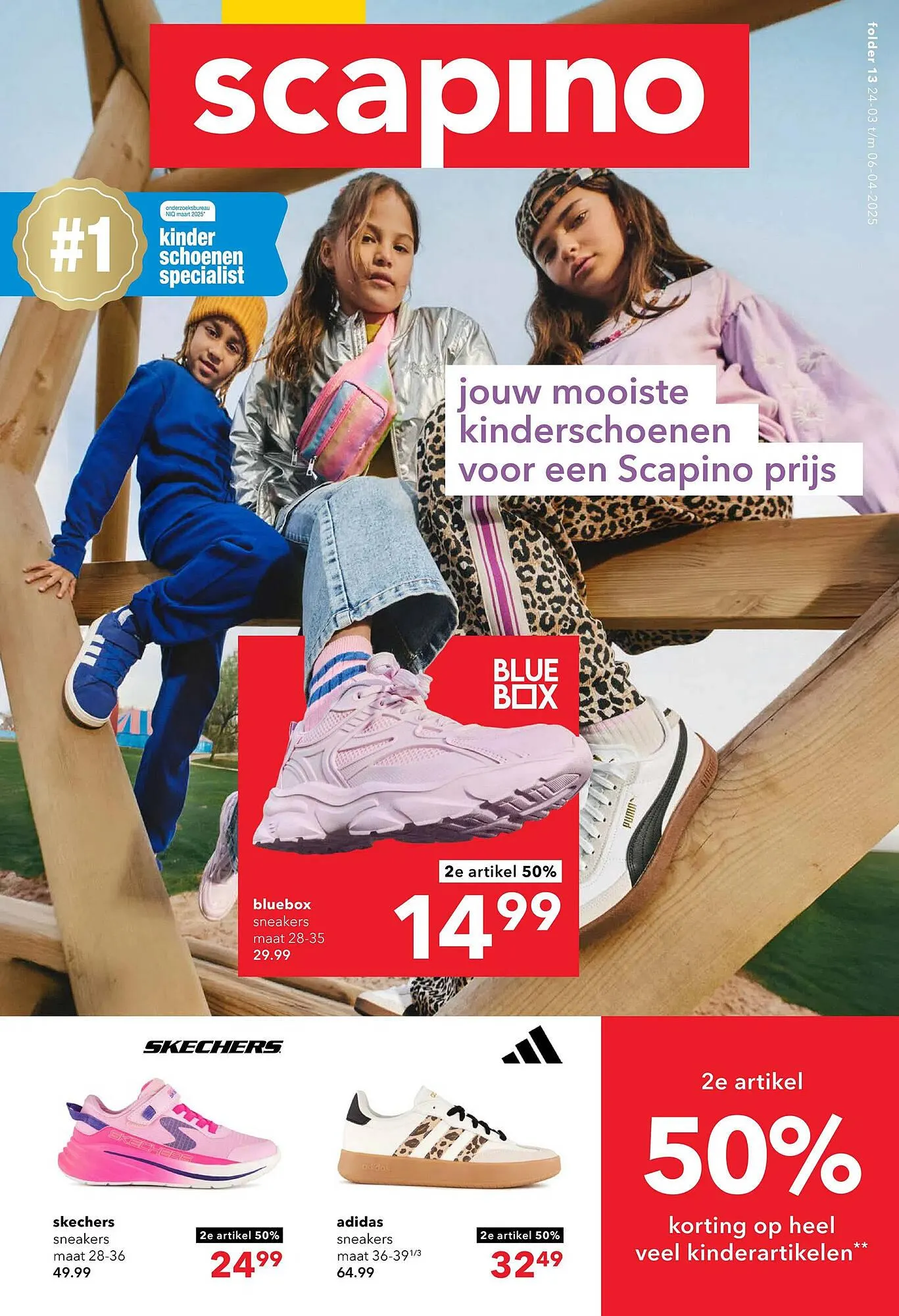 Scapino folder van 24 maart tot 6 april 2025 - Folder pagina 1